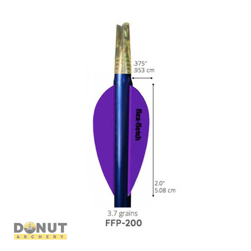 Lotto di 100 piume Flex-Fletch FFP-440 Parabolic Lotto di 100 piume Flex-Fletch FFP-440 Parabolic