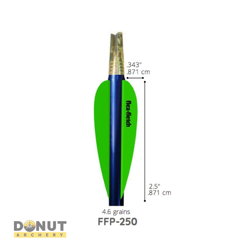 Plume Plastique Flex-Fletch FFP250 (par 100)