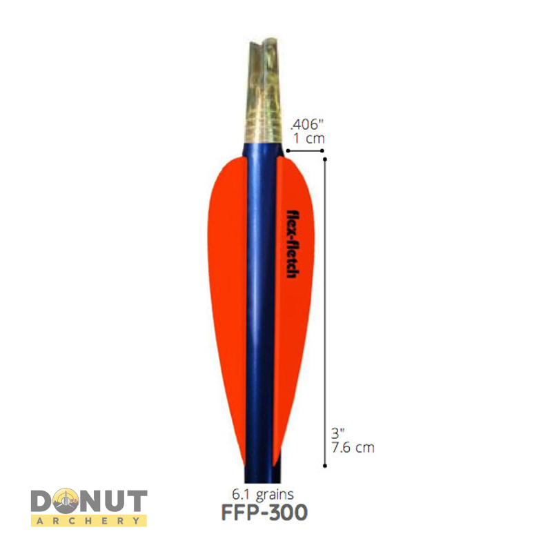 Plume Plastique Flex-Fletch FFP300 (par 100)
