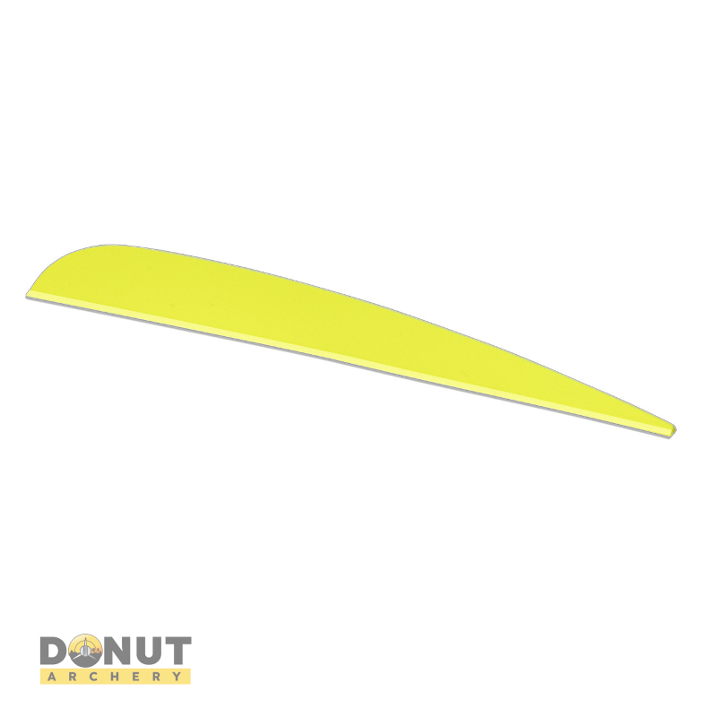 Lot De 100 Ailettes De Flèche De Tir à L'arc - 2 Pouces - Orange - Plastique - Right Wing