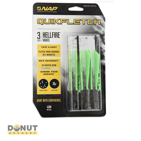 Plume de flèche Plastique NAP Quifletch Hellfire (Par 6)