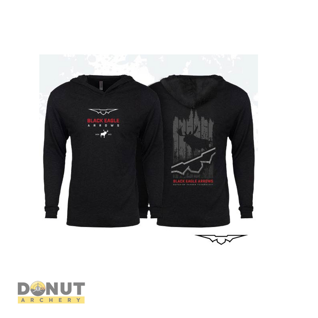  Pull Black Eagle Long Sleeve Next Level Triblend  