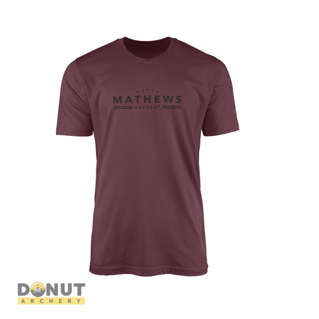 T Shirt Mathews Banner Maroon