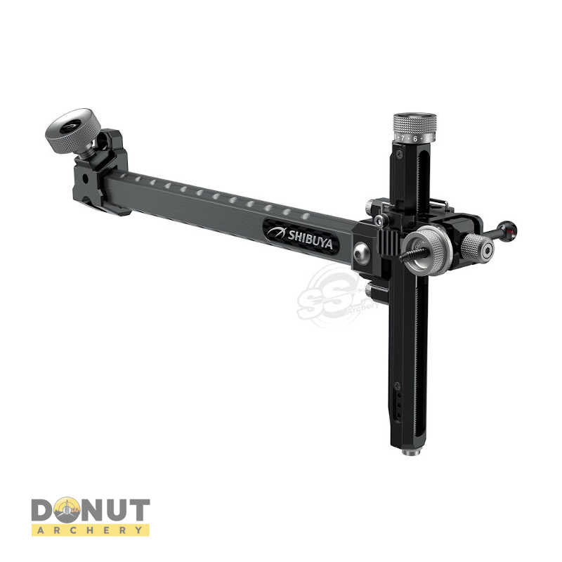 Viseur Arc Classique 6/9 Pouces Réglage Rapide - Précision Tir à L'Arc - Aluminium CNC - Noir