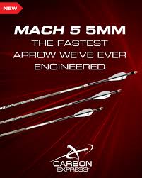 Tube nu Carbon Express Mach 5 (par 12)